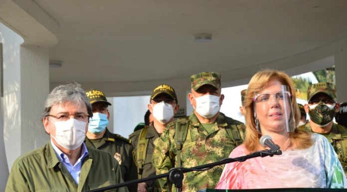 Gobernadora propone dar recursos para estación de Carabineros en el Jarillón de Cali